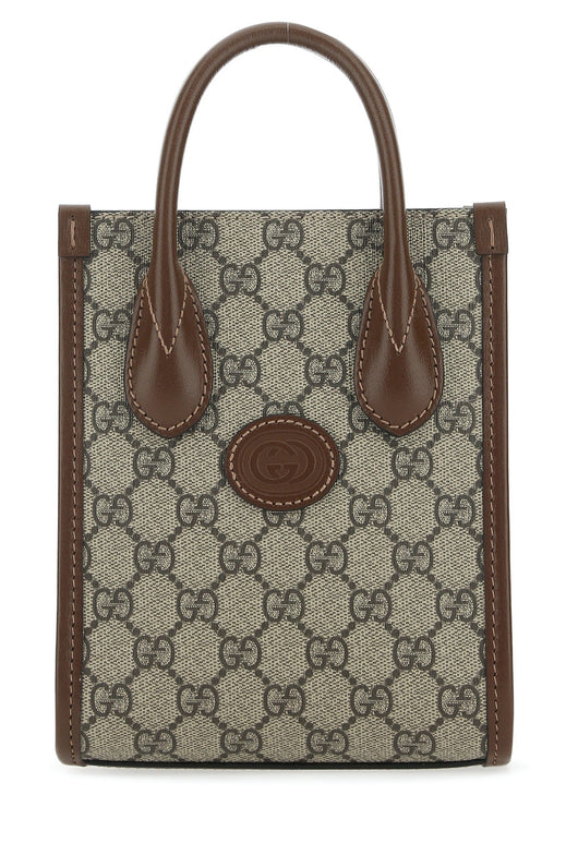 Gucci Men Gg Supreme Fabric Handbag