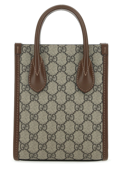 Gucci Men Gg Supreme Fabric Handbag
