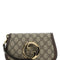Gucci Men Gg Supreme Fabric Mini Gucci Blondie Clutch