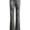 Alberta Ferretti Women Silver Velvet Wide-Leg Pant