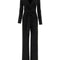 Alberta Ferretti Women Black Acetate Blend Jumpsuit