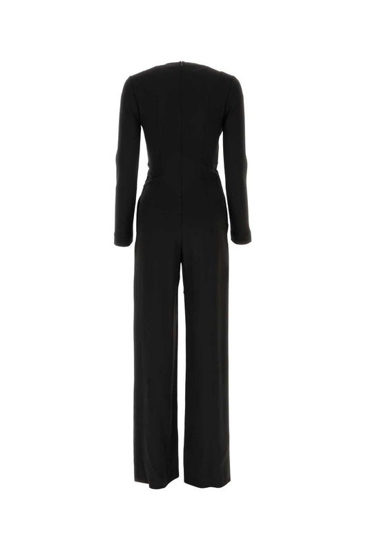 Alberta Ferretti Women Black Acetate Blend Jumpsuit
