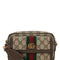 Gucci Women Gg Supreme Ad Leather Mini Ophidia Crossbody Bag
