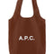 A.P.C. Women Caramel Synthetic Leather Shopping Bag