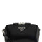 Prada Men Black Leather Brique Crossbody Bag