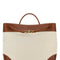 Bottega Veneta Women Two-Tone Canvas And Leather Large Andiamo Handbag
