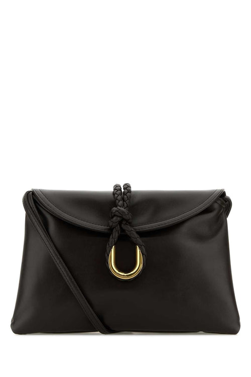 Bottega Veneta Women Dark Brown Leather Small Liberta Crossbody Bag