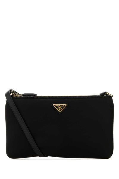 Prada Women Black Re-Nylon Pouch
