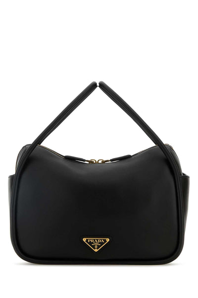 Prada Women Black Leather Handbag
