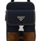 Prada Men Two-Tone Nylon And Suede Phone Case