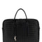Bottega Veneta Men Black Leather Getaway Briefcase