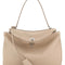 Balenciaga Women Sand Leather Medium Rodeo Handbag