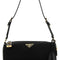 Prada Women Black Nylon Shoulder Bag