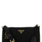 Prada Women Black Re-Nylon Crossbody Bag
