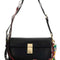 Prada Women Black Leather Small Prada Soft Sound Shoulder Bag