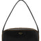 Prada Women Black Leather Shoulder Bag
