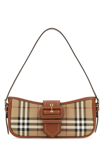 Burberry Women Printed Canvas Sling Shoulder Bag