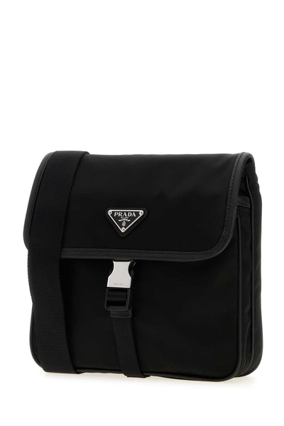 Prada Men Black Re-Nylon Crossbody Bag
