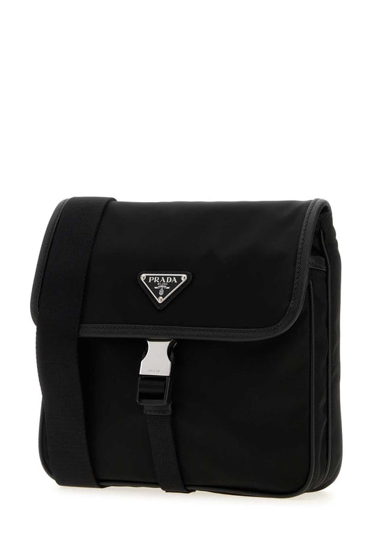 Prada Men Black Re-Nylon Crossbody Bag