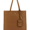 Prada Women Camel Leather Shopping Bag
