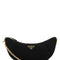 Prada Women Black Re-Nylon Prada Demi-Lune Shoulder Bag