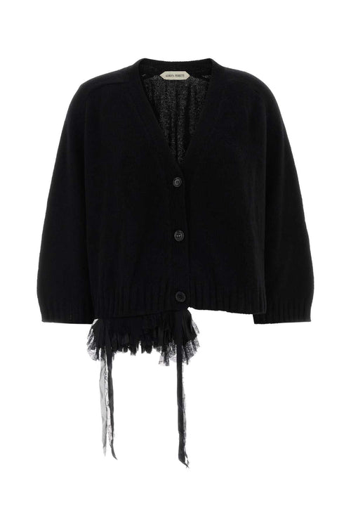Alberta Ferretti Women Black Cashmere Blend Cardigan