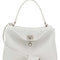 Balenciaga Women White Leather Mini Rodeo Handbag