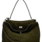 Balenciaga Women Olive Green Suede Medium Rodeo Handbag