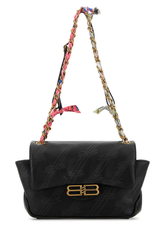 Balenciaga Women Printed Leather Mini Darling Shoulder Bag