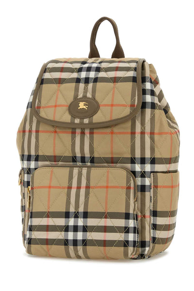 Burberry Women Embroidered Canvas Backpack