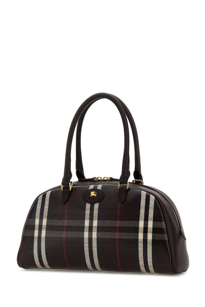 Burberry Women Printed Canvas Medium Highlands Handbag
