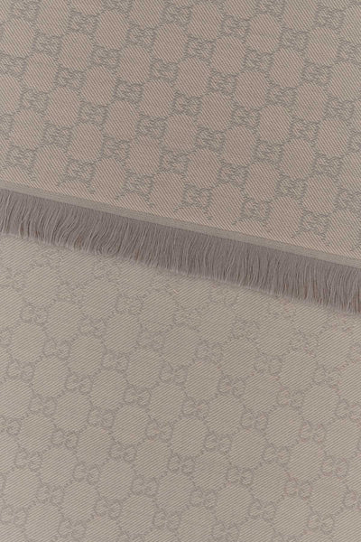 Gucci Women Embroidered Wool Scarf