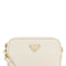 Prada Women White Leather Crossbody Bag