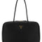 Prada Women Black Leather Shoulder Bag