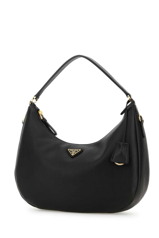 Prada Women Black Leather Handbag
