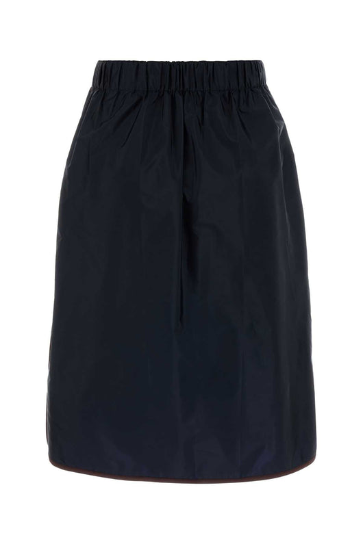 Prada Women Midnight Blue Re-Nylon Skirt