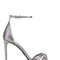Prada Women Silver Leather Sandals