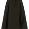Prada Women Army Green Tech Fabric Skirt