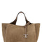 Tod's Women Dove Grey Suede Mini Handbag