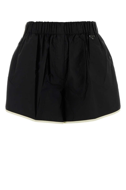 Prada Women Black Re-Nylon Shorts