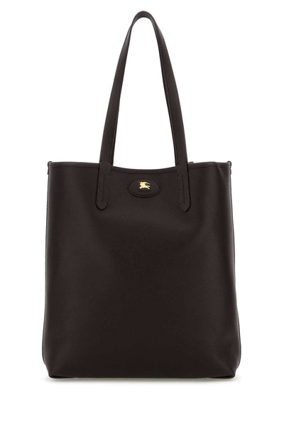 Burberry Men Dark Brown Leather Bloomsbury Shopping Bag