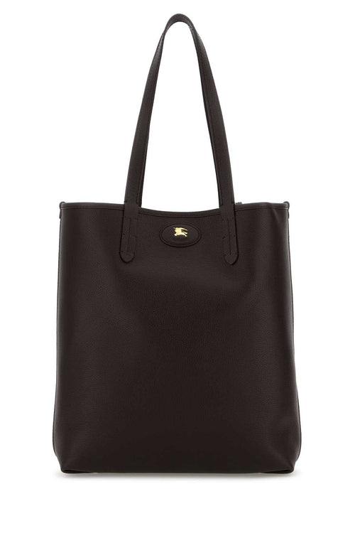 Burberry Men Dark Brown Leather Bloomsbury Shopping Bag