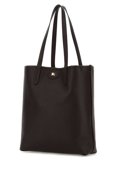 Burberry Men Dark Brown Leather Bloomsbury Shopping Bag