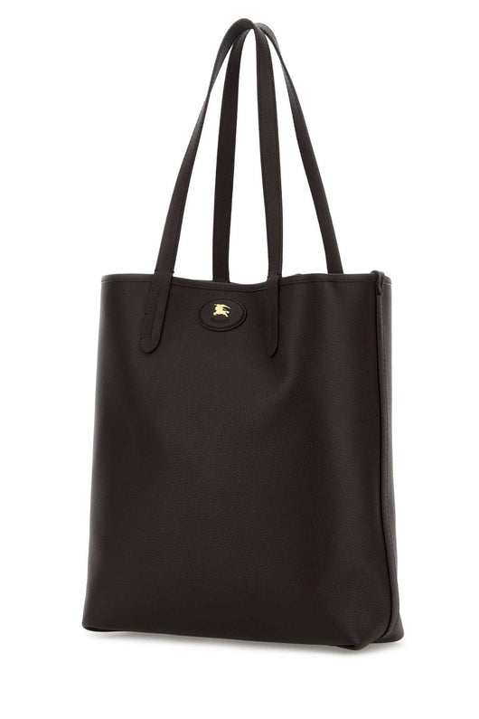 Burberry Men Dark Brown Leather Bloomsbury Shopping Bag