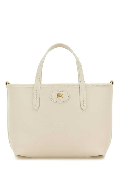 Burberry Women Ivory Mini Bloomsbury Reversible Handbag