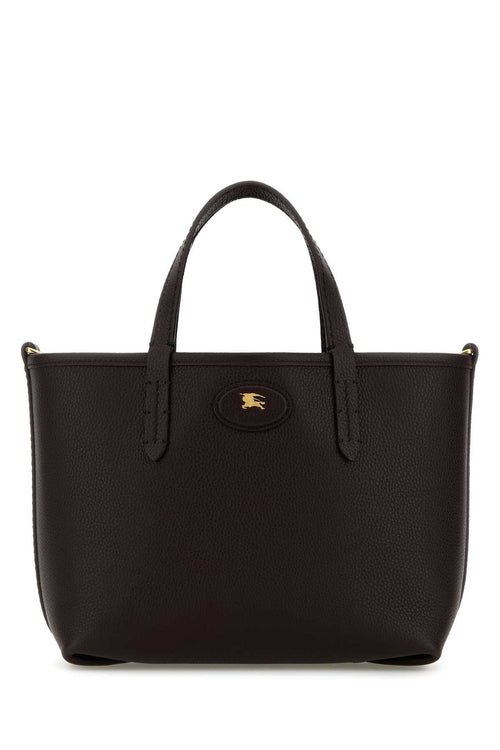 Burberry Women Dark Brown Mini Bloomsbury Reversible Handbag
