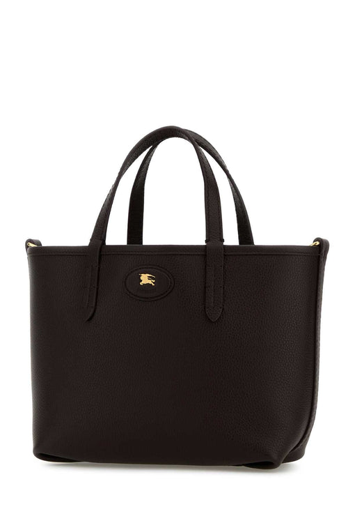 Burberry Women Dark Brown Mini Bloomsbury Reversible Handbag