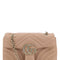 Gucci Women Powder Pink Nappa Leather Small Gg Marmont Shoulder Bag