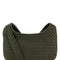 Bottega Veneta Men Army Green Leather Small Veneto Crossbody Bag
