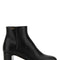 Prada Women Black Leather Ankle Boots